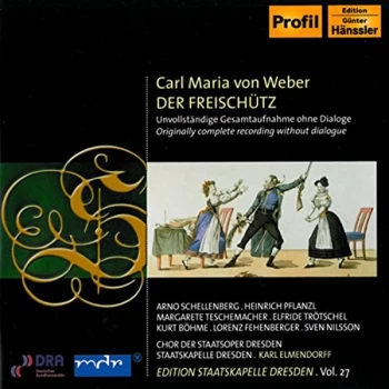 Image of Staatskapelle Of Dresden - Carl Maria Von Weber: Der Freischutz CD