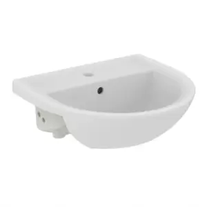 Image of Sandringham 21 Semi-Recessed Basin 500mm Wide - 1 Tap Hole - Armitage Shanks