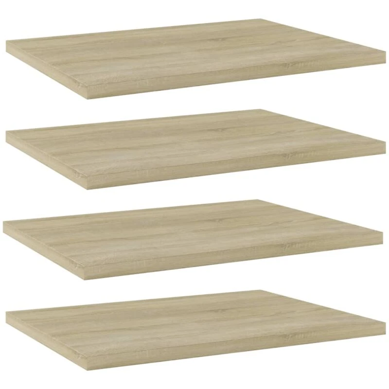 Image of VIDAXL Vidaxl - Bookshelf Boards 4 pcs Sonoma Oak 40x30x1.5cm Engineered Wood 8720286244135