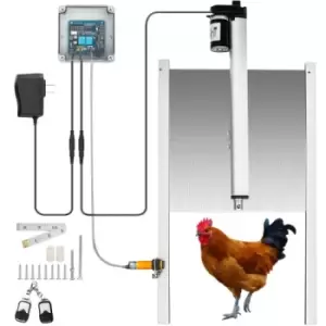 Image of VEVOR Automatic Duck Door Opener Kits Induction, Automatic Chicken Coop Door Opener with Infrared Sensor, Duck Goose Door Opener to Avoid Chicken, Duc