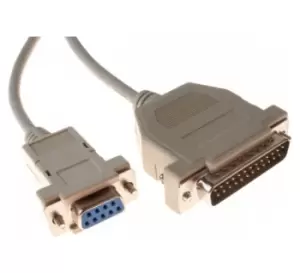 Image of Hypertec 139001-HY serial cable White 1.8 m DB-25 DB-9