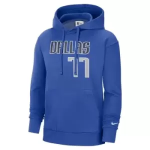 Image of Nike Mens Nike NBA Fleece Pullover Hoodie - Blue