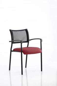 Image of Brunswick Bespoke Colour Seat Black Frame Ginseng Chilli