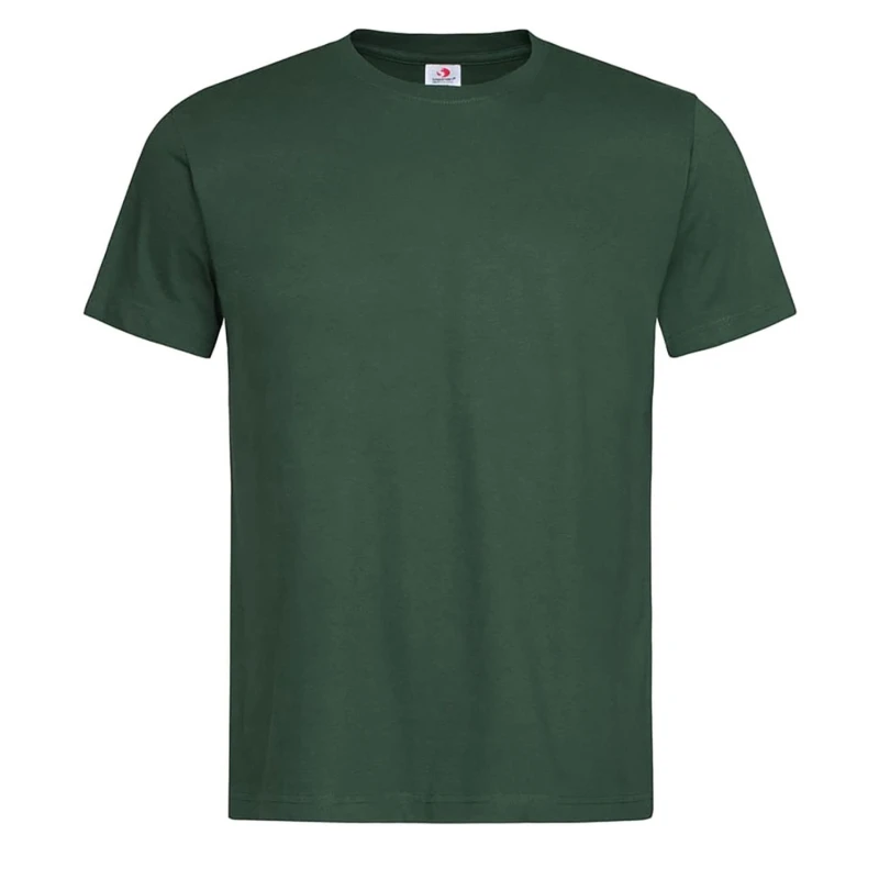 Image of Stedman Classics Mens Stedman Classic Tee in Dark Green Size: XS Dark Green Male XS