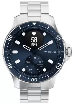 Image of Withings HWA09-MODEL 7-ALL-INT ScanWatch Horizon - Blue Watch
