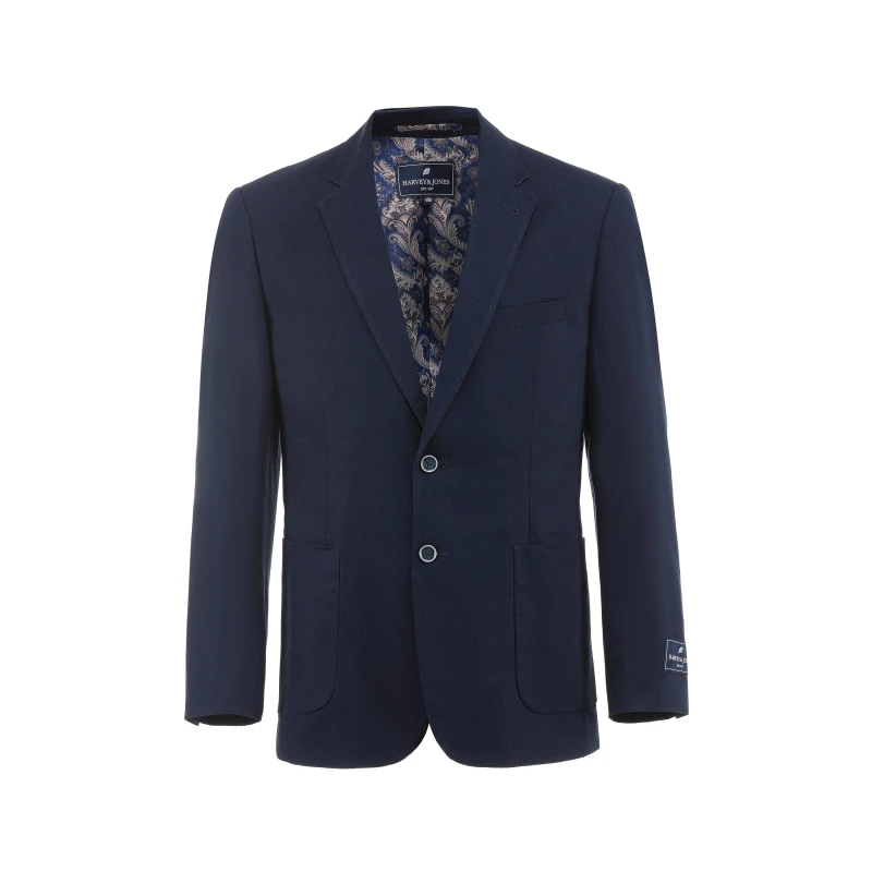 Image of Harvey and Jones Blazer - Blue Blue M