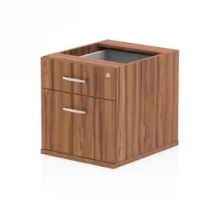 Image of Impulse Fixed Pedestal 2 Drawer Walnut