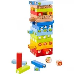 Image of Wooden Stacking Animals Game