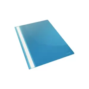 Image of Esselte VIVIDA Report Flat File A4 Blue Plastic With Clear Front Box