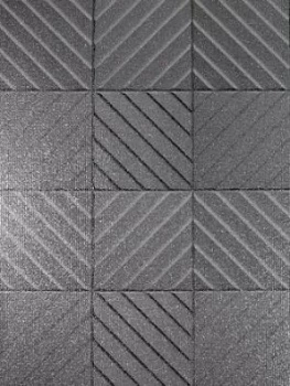 Image of Arthouse Hotel Tile Gunmetal Grey Wallpaper