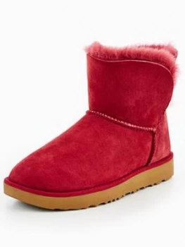Image of UGG Classic Cuff Mini Boot Red Size 4 Women