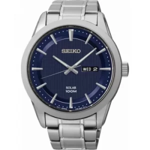 Image of Mens Seiko Dress Solar Powered Watch