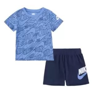 Image of Nike Nsw Aop Set Bb99 - Blue
