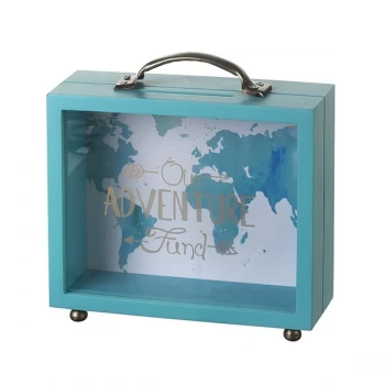Image of Wooden Adventure Money Box By Heaven Sends