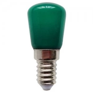 Image of Bell 1W LED SES Pygmy Lamps - Green