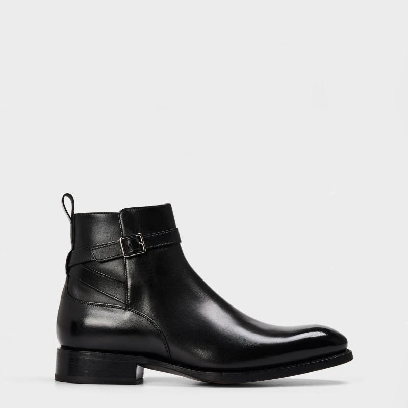 Image of Boss Mens Rill Halb Buvpst Derby Shoes Black male 8 (42)