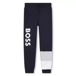 Image of Boss Boy's Large Logo Joggers - Blue