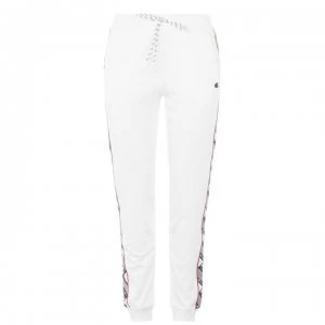 Image of Champion Jacquard Logo Tape Joggers - WHT WW001