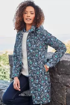 Image of Print Weatherproof Hooded Jacket