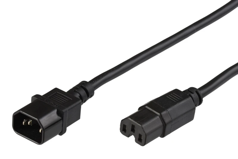 Image of Microconnect PE011420 power cable Black 2m C14 coupler C15 coupler