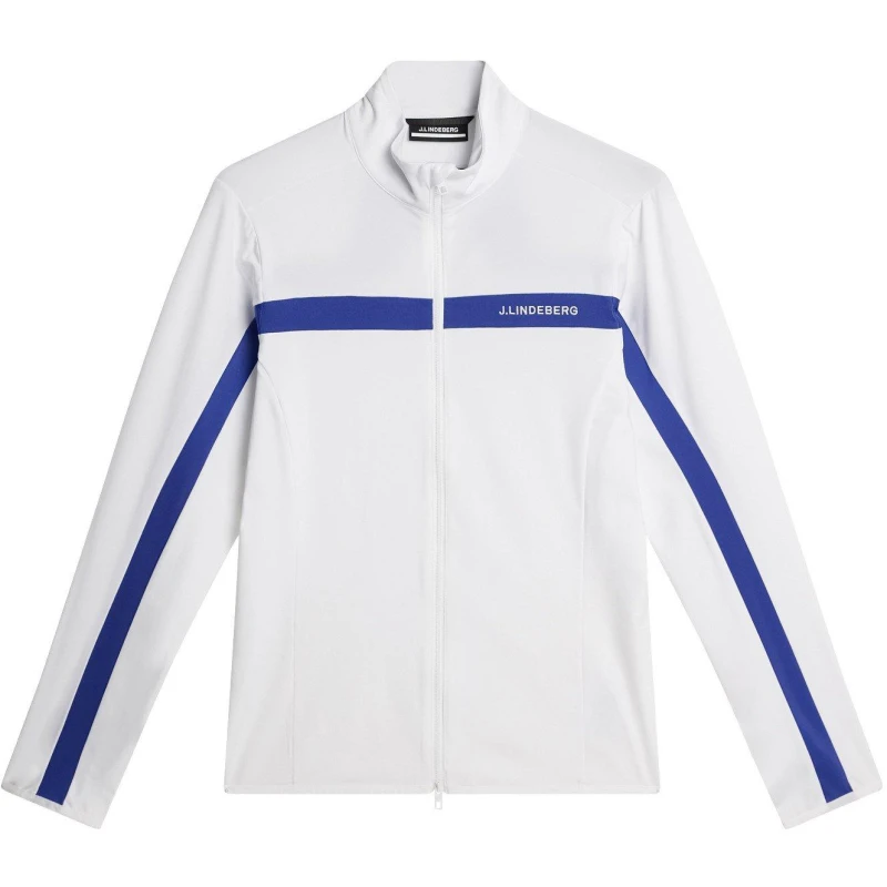 Image of J Lindeberg Golf Mens Jarvis Performance Golf Jacket Clematis Blue male Small