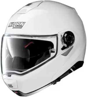 Image of Nolan N100-5 Classic N-Com Helmet, white, Size S, white, Size S