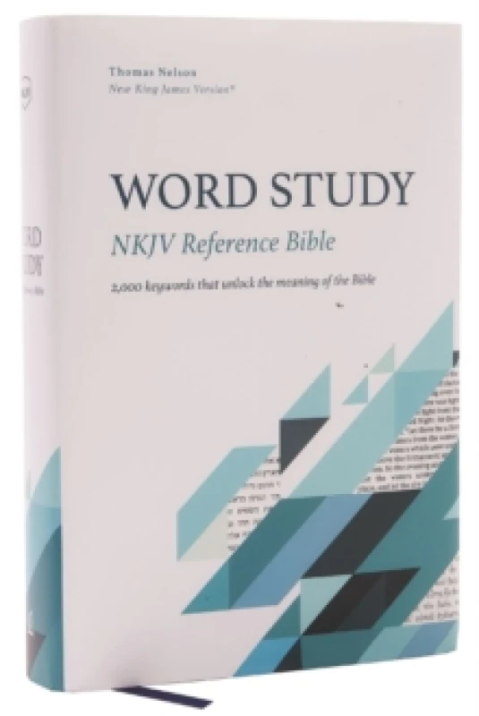 Image of NKJV, Word Study Reference Bible, Hardcover, Red Letter, Comfort Print. Hardback. By Thomas Nelson Books