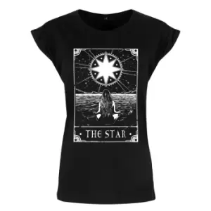 Image of Deadly Tarot Womens/Ladies The Star T Shirt (M) (Black)