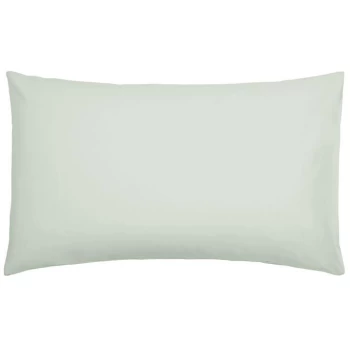Image of Bedeck of Belfast Bedeck of Belfast 200TC Pima Plain Dye Standard Pillowcases - SAGE