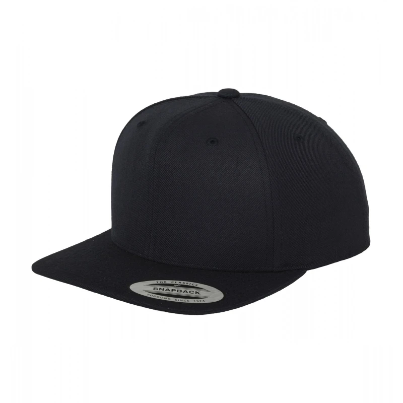 Image of Yupoong Mens The Classic Premium Snapback Cap in Navy Navy Male One Size