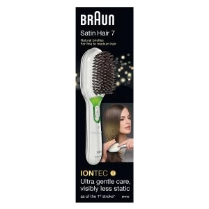 Image of Braun BRABR750 Satin Hair 7 IONTEC Brush - Silver