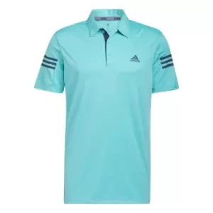 Image of adidas 3 Stripe Polo Shirt Mens - Green