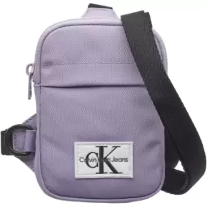 Image of Calvin Klein Jeans Monogram Crossbody Bag - Purple