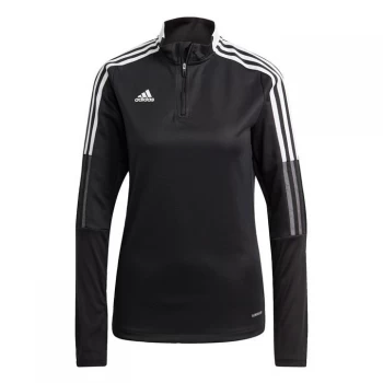 Image of adidas Tiro 21 Training Top Womens - Black