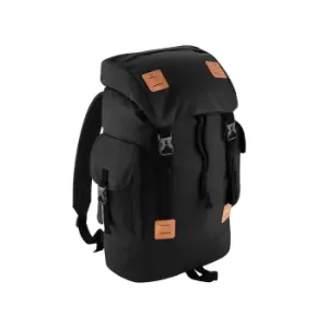 Image of Bagbase Urban Explorer Backpack/Rucksack Bag (One Size) (Black/Tan)