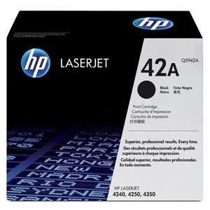 Image of HP 42A Black Laser Toner Ink Cartridge