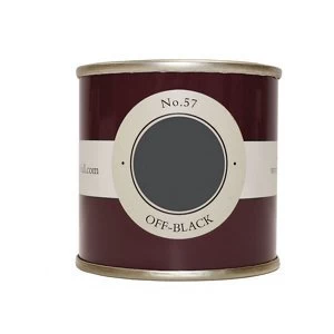 Image of Farrow & Ball Estate Off-black No. 57 Emulsion Paint 100ml Tester pot