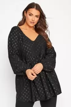 Image of Heart Peplum Blouse