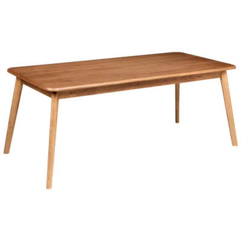 Image of Beliani Dining Table Keho Dark Oak 200 Cm 90 Cm