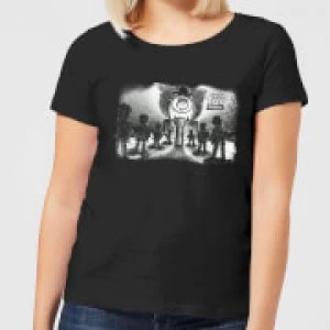 Image of Toy Story Evil Dr Pork Chop Speech Womens T-Shirt - Black