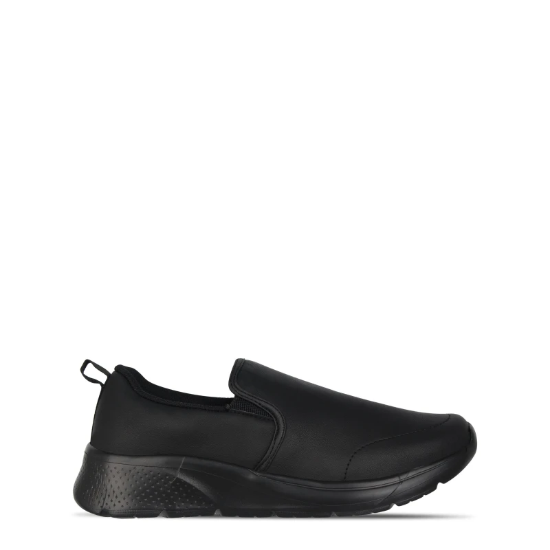 Image of Slazenger Zeal Junior Boys Slip On Trainers Runners 3 (35.5) Black 04701840230