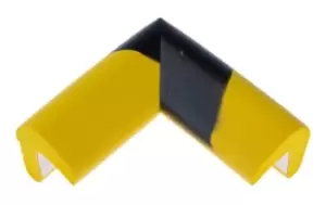 Image of RS PRO Black/Yellow Impact Protector 70mm x 30mm