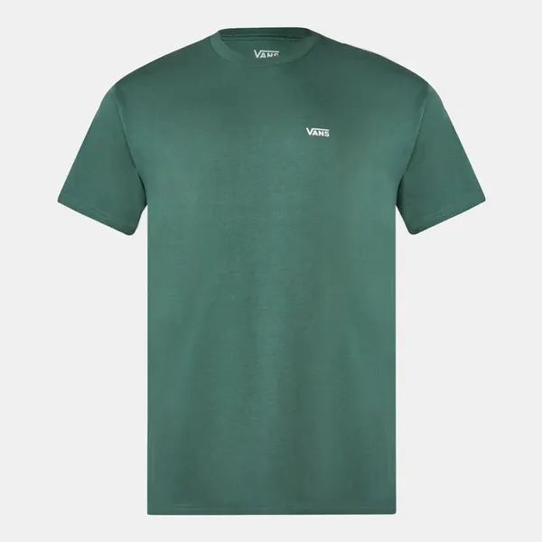 Image of Vans left chest logo t-shirt in khaki Khaki Sml