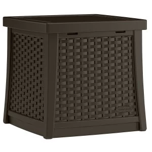 Image of Suncast 49L Storage Side Table - Java