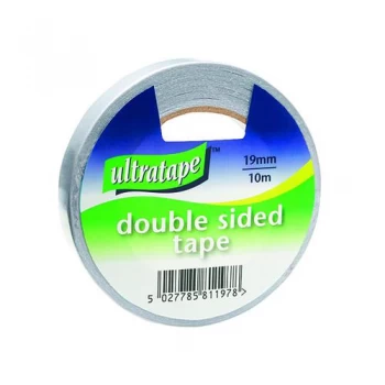Image of Double Sided Tape 19mmx10m 1 Roll Ultra Clear Pack of 12 DS01031910UL