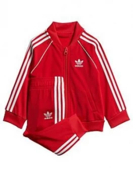 Image of Adidas Originals ChildrenS Sst Tracksuit - Red