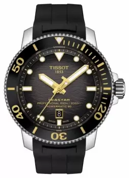 Image of Tissot T1206071744101 Seastar 2000 Powermatic 80 Black Watch