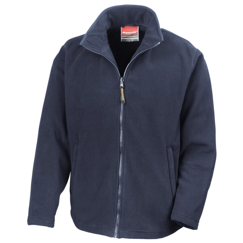 Image of Result Result Men Horizon High Grade Microfleece Jacket in Navy Size: X-Small Navy XS Male 5063527004925