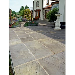 Image of Marshalls Heritage Riven Old Yorkshire 600 x 450 x 38mm Paving Slab Pack of 22