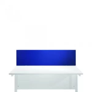 Image of Jemini Blue 1200mm Straight Desk Screen Dimensions 1200mm x 28mm x
